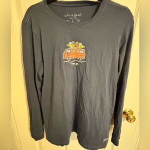 Life Is Good long sleeve tee. Size large